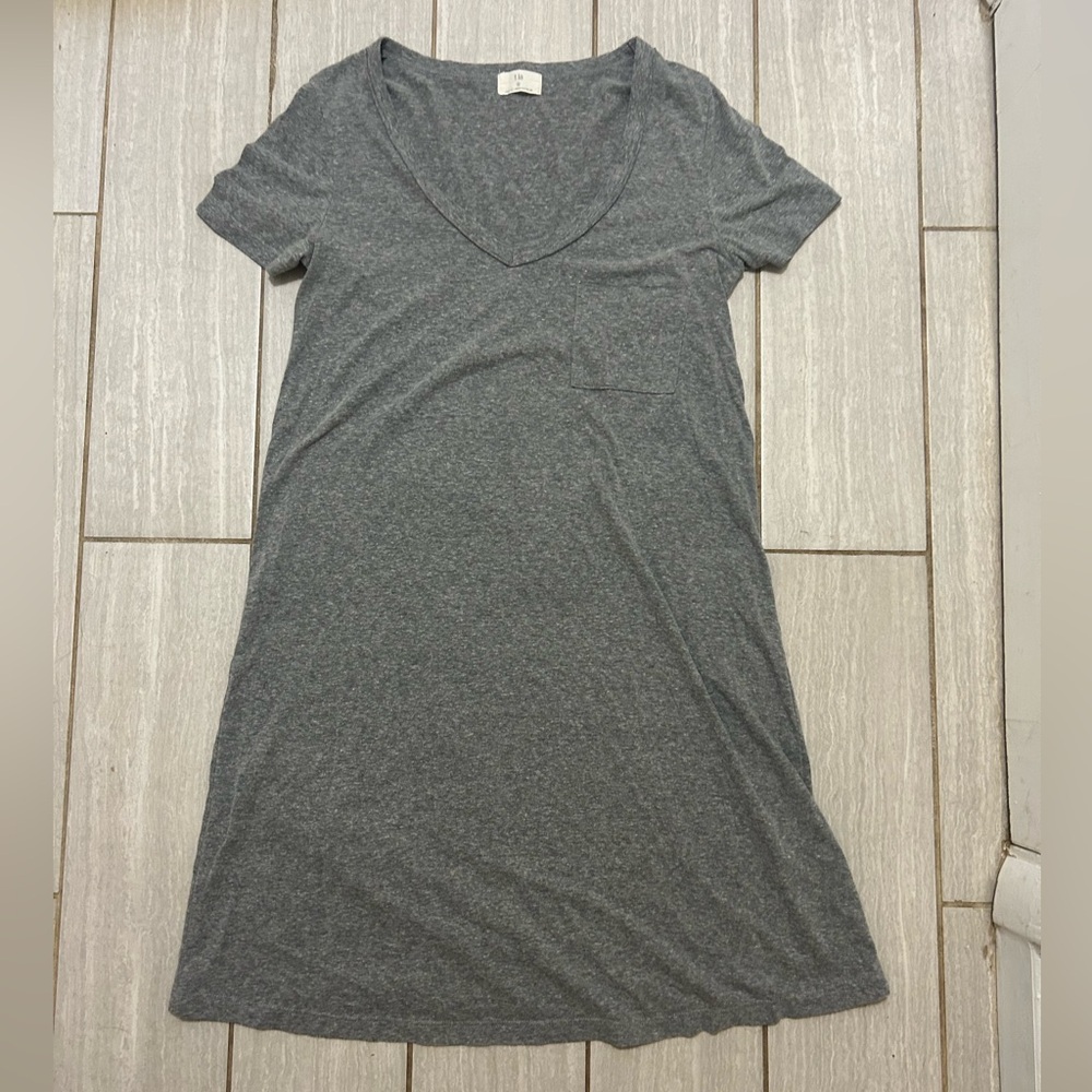 Anthropologie T.la Dresla T-shirt Dress, gray, size S - Picture 1 of 3